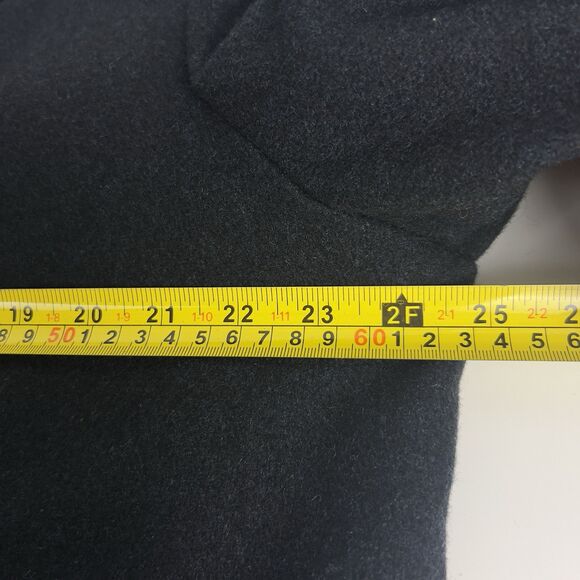 Vtg‎ Ace Sportswear Wool Over Coat Men’s 42 Charcoal Blue Undertones Tweed Lined - Picture 10 of 16